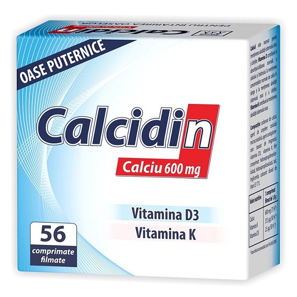 Viên Uống Ngăn Ngừa Loãng Xương Calcidin (Hộp 56 Viên)